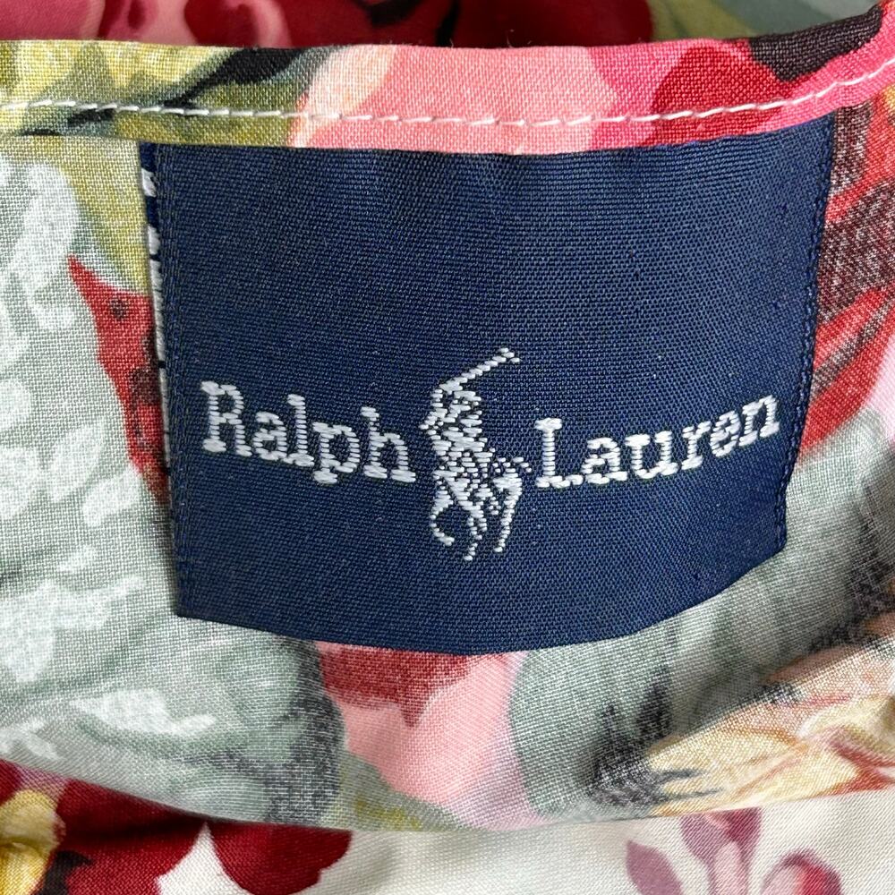 Vintage Ralph Lauren Allison Multi Floral Standard Pillow Ruffled Sham NIP - Picture 7 of 9